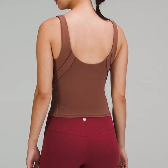Lululemon Nulu and Mesh-Back Shelf-Bra Yoga Tank - Picture 2 of 5